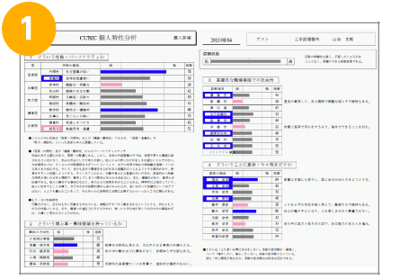 個人別特性分析表
